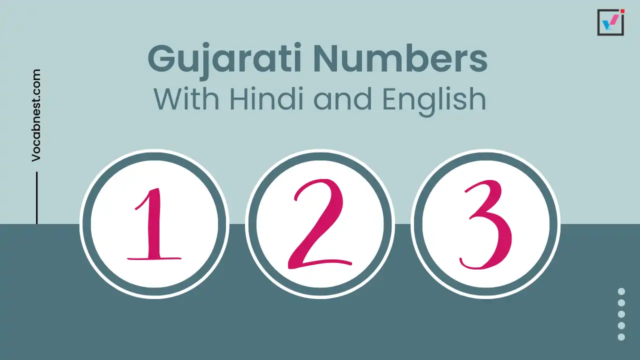 gujarati numbers with hindi and english- gujarati ekda
